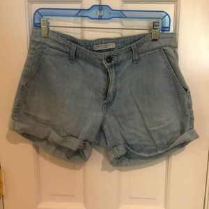 Rich and Skinny light wash denim shorts